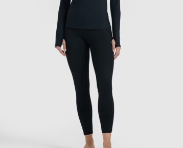 4F new collection: Dámske česané termo legíny UBRUF099 black