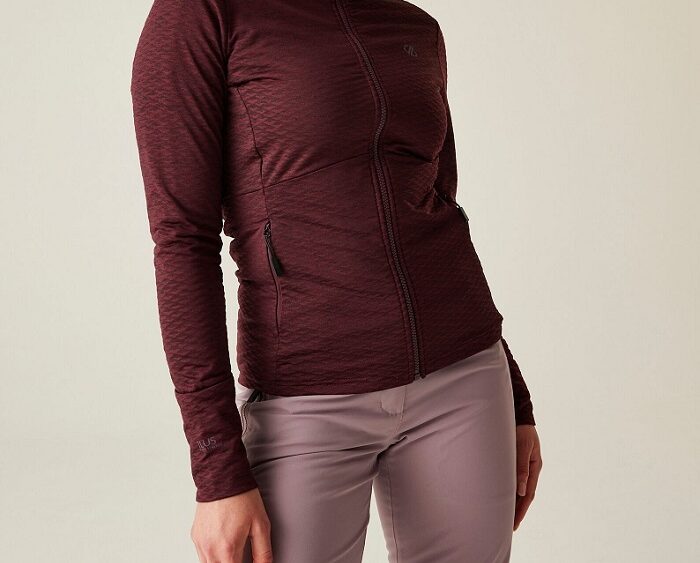 2026 Akcia Dare2b nová kolekcia: Dámska funkčná mikina Elation IV Core Stretch DWL620 figová