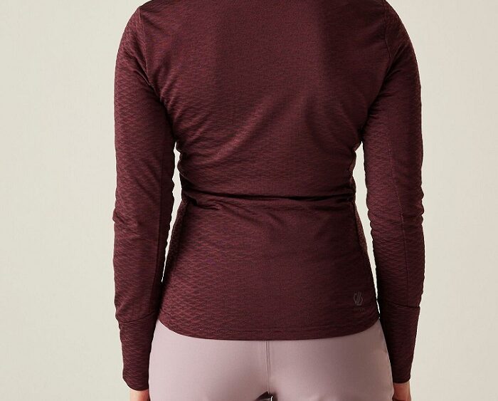 2026 Akcia Dare2b nová kolekcia: Dámska funkčná mikina Elation IV Core Stretch DWL620 figová