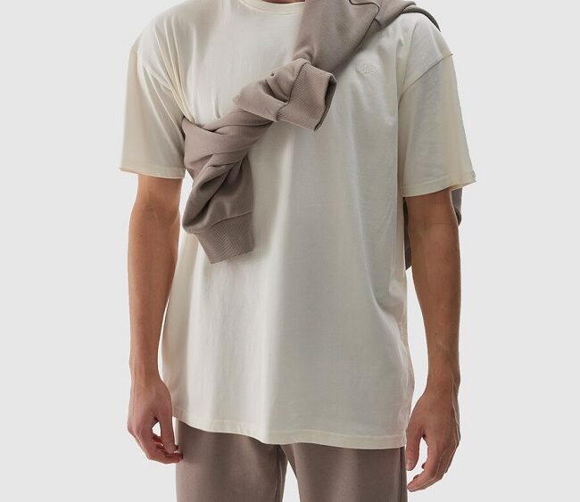 4F Akcia: Unisex bavlnené oversize tričko TTSHU1657