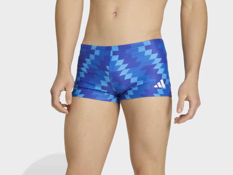 2026 new edition: Pánske plavecké šortky ADIDAS FB AOP Boxer Graphic Swim Infinitex