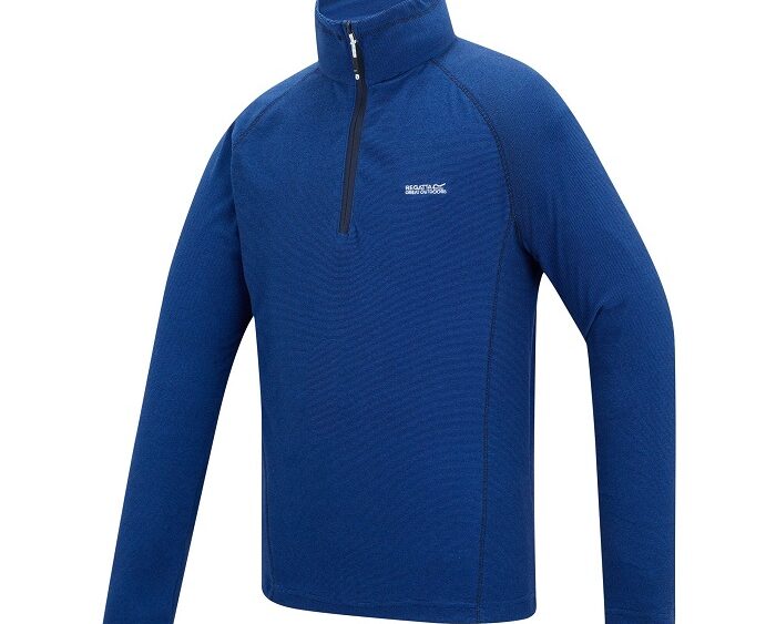2026 Akcia Regatta nová kolekcia: Pánske termotričko s polovičným zipsom Montes RMA212 blue