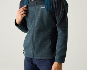 2026 Akcia Regatta nová kolekcia: Pánska fleecová mikina Highton F/Z Midlayer RMA690