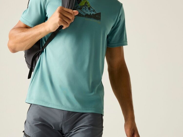 2026 Akcia Regatta nová kolekcia: Pánske funkčné tričko Fingal RMT341 arctic