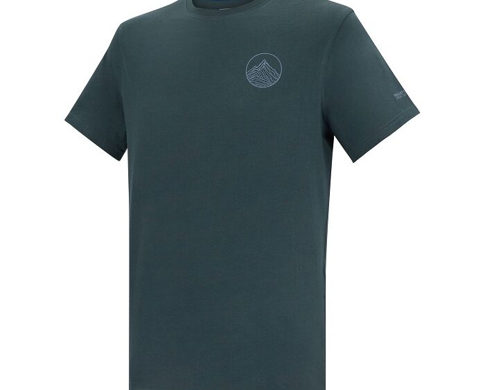 2026 Akcia Regatta nová kolekcia: Pánske bavlnené tričko Breezed RMT344 night sky