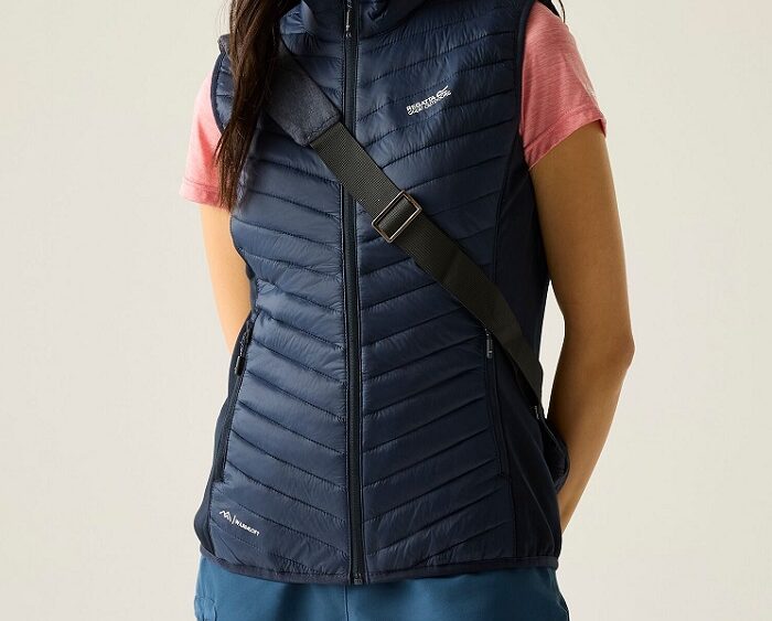2026 Akcia Regatta nová kolekcia: Dámska prešívaná vesta Anderson Hybrid RWB147 navy