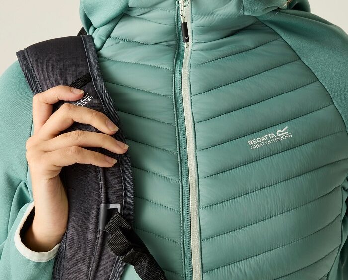 2026 Akcia Regatta nová kolekcia: Dámska hybridná bunda Wms Andreson Hybrid RWN403 green