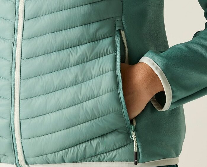 2026 Akcia Regatta nová kolekcia: Dámska hybridná bunda Wms Andreson Hybrid RWN403 green