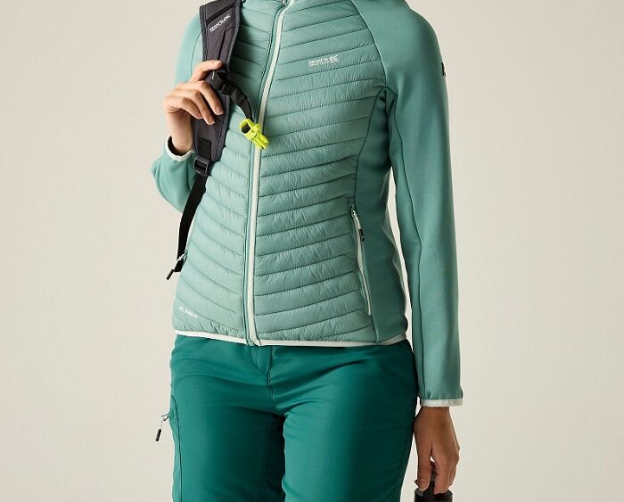 2026 Akcia Regatta nová kolekcia: Dámska hybridná bunda Wms Andreson Hybrid RWN403 green