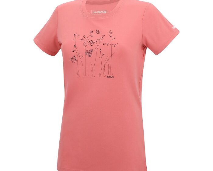 2026 Akcia Regatta nová kolekcia: Dámske funkčné tričko Women´s Fingal RWT370 peach pink