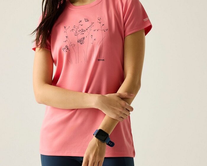 2026 Akcia Regatta nová kolekcia: Dámske funkčné tričko Women´s Fingal RWT370 peach pink