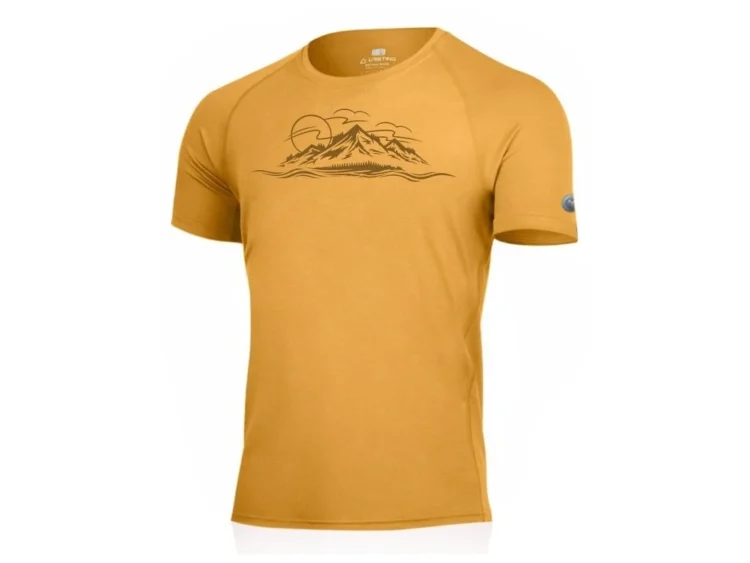 1 AKCIA: Pánske merino tričko Lasting Livio MERINO Light Superfine