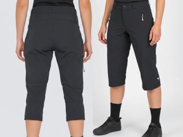 10% AKCIA new collection : Dámske nohavice na bicykel SILVINI Ranga 3/4 Woven Stretch