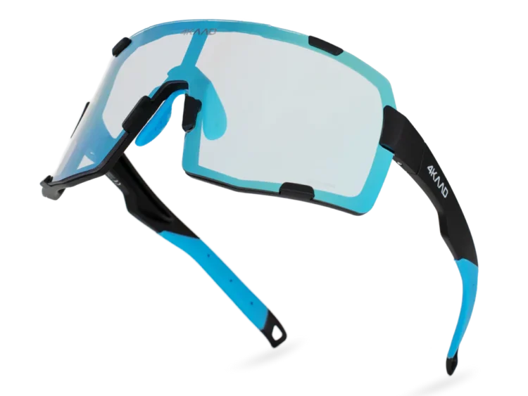 2026 AKCIA: Športové fotochromatické okuliare 4KAAD AXENTO RACE Photochromic blue