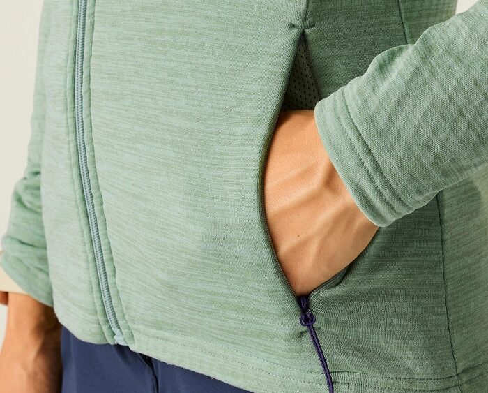 2026 Akcia Dare2b nová kolekcia: Dámska funkčná mikina Emerging III Mid DWL640 glacier green