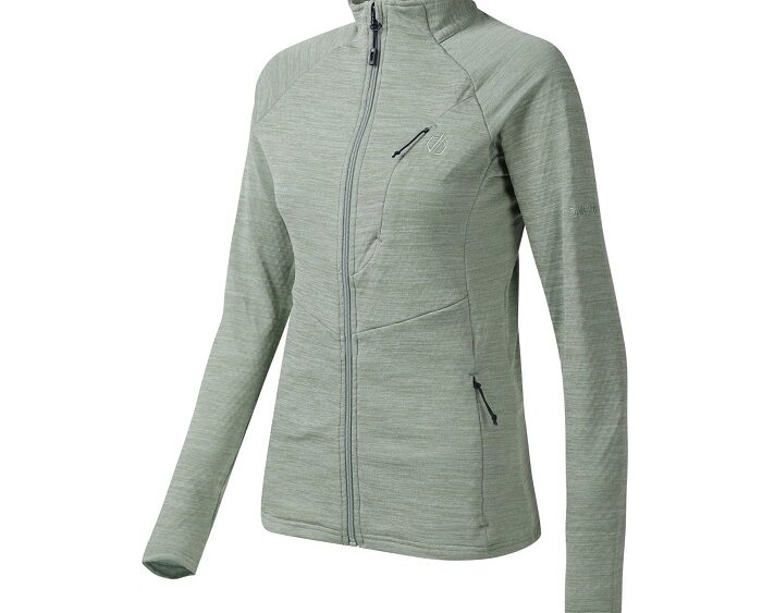 2026 Akcia Dare2b nová kolekcia: Dámska funkčná mikina Emerging III Mid DWL640 glacier green
