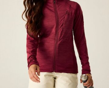 2026 Akcia Dare2b nová kolekcia: Dámska funkčná mikina Emerging III Mid DWL640 tibetan red