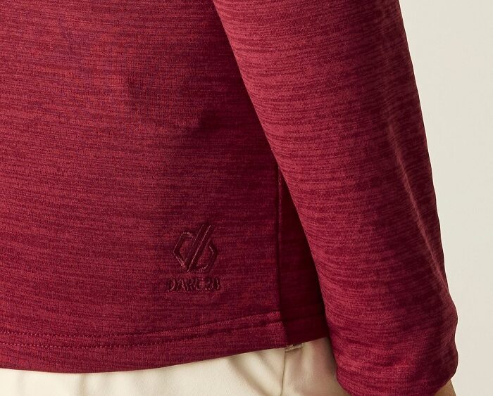 2026 Akcia Dare2b nová kolekcia: Dámska funkčná mikina Emerging III Mid DWL640 tibetan red