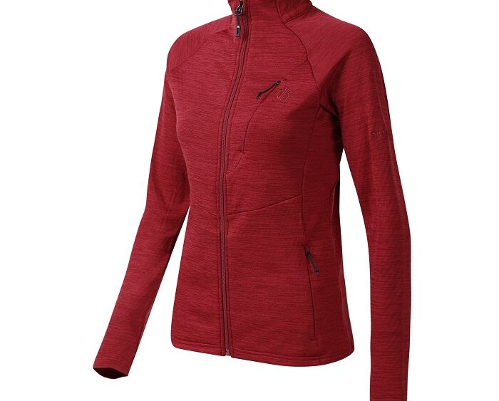 2026 Akcia Dare2b nová kolekcia: Dámska funkčná mikina Emerging III Mid DWL640 tibetan red
