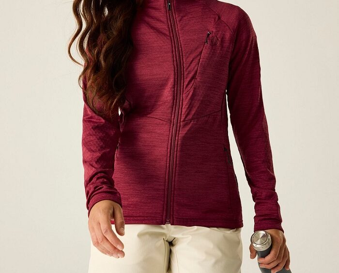 2026 Akcia Dare2b nová kolekcia: Dámska funkčná mikina Emerging III Mid DWL640 tibetan red