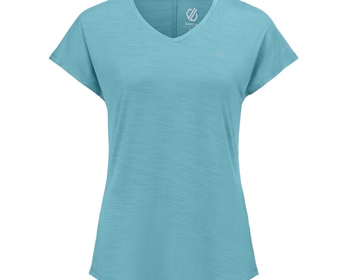 2026 Akcia Dare2b nová kolekcia: Dámske funkčné tričko Vigilant Tee DWT455 nordic blue