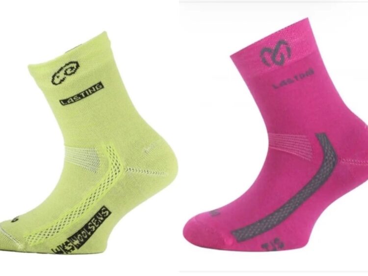 2026 AKCIA: Juniorské športové ponožky Lasting Super Fine MERINO Wool Socks TJS