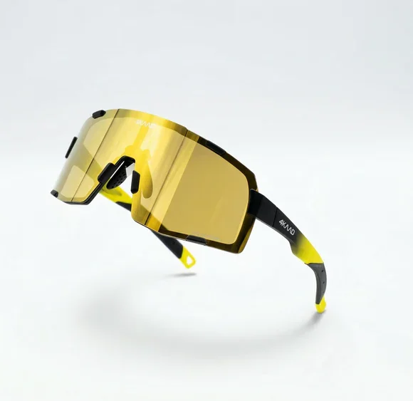 2026 AKCIA: Športové fotochromatické okuliare 4KAAD AXENTO RACE Photochromic gold