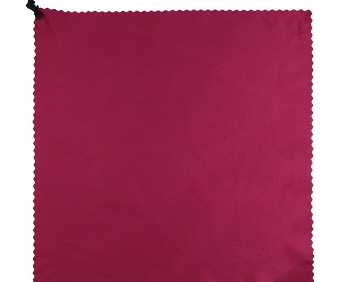 Cestovný mini uterák s karabínkou Travel towel Pock RCE135 dark cerise