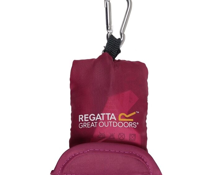 Cestovný mini uterák s karabínkou Travel towel Pock RCE135 dark cerise