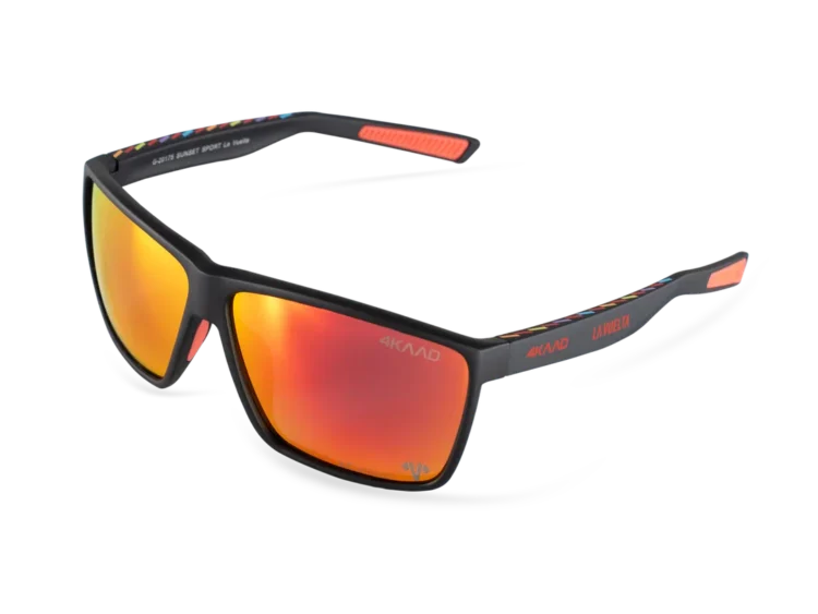 2026 AKCIA : Športové okuliare 4KAAD SUNSET SPORT La Vuelta XCvision MULTI LAYER MIRROR red lens