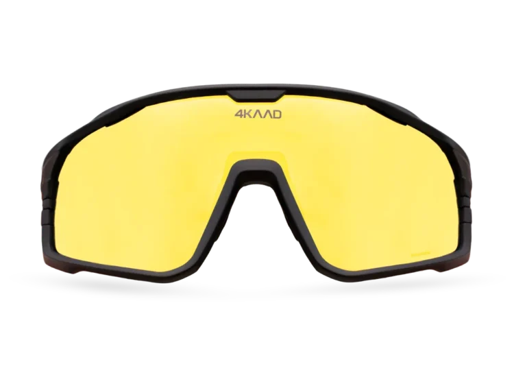 2026 AKCIA: Športové fotochromatické okuliare 4KAAD SOLAYNE matt black PHOTOCHROMIC Gold
