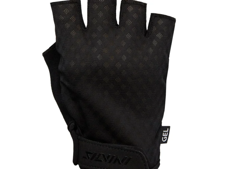 2026 new collection: Pánske cyklistické rukavice Silvini Gaiono Light MESH black