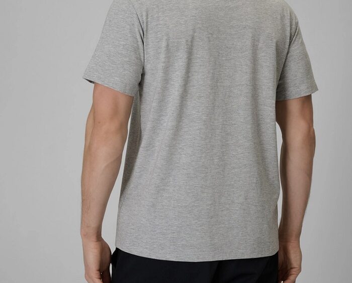 2026 4F nová kolekcia: Pánske bavlnené tričko regular fit TTSHM3989 grey