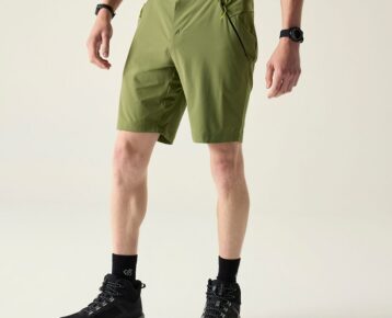 2026 Akcia Dare2b nová kolekcia: Pánske turistické šortky Torrek Lite Short DMJ627 nephrite green