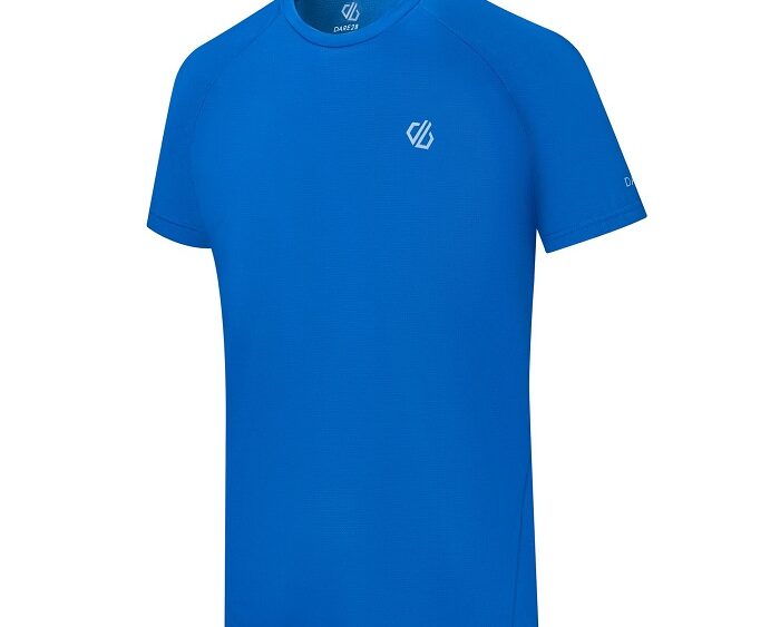 2026 Akcia Dare2b nová kolekcia: Pánske funkčné tričko Accelerate Tee DMT722 oxford blue