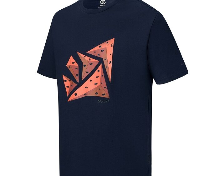 2026 Akcia Dare2b nová kolekcia: Pánske tričko Movement III Tee DMT780 navy