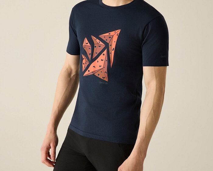 2026 Akcia Dare2b nová kolekcia: Pánske tričko Movement III Tee DMT780 navy