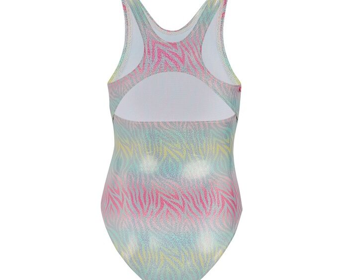 2026 Akcia Regatta nová kolekcia: Detské jednodielne plavky Katrisse RKM029 ombre metallic zebra