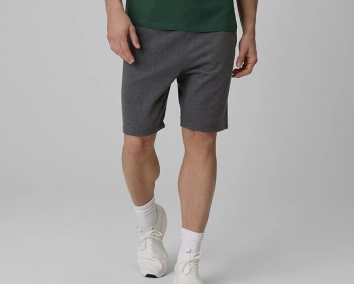 2026 4F nová kolekcia: Pánske teplákové basic šortky TSHOM0913 dark grey