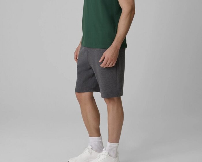 2026 4F nová kolekcia: Pánske teplákové basic šortky TSHOM0913 dark grey