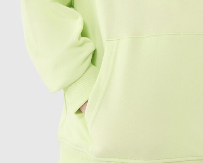 Detská/juniorská mikina cez hlavu TSWSM1712 neon lime