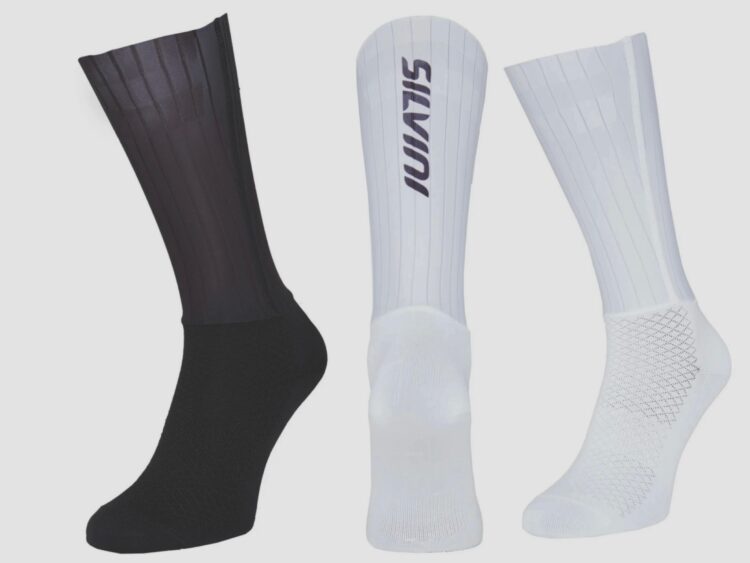 2026 new collection : Cyklistické ponožky Silvini Lavaredo Compress power ONE SIZE