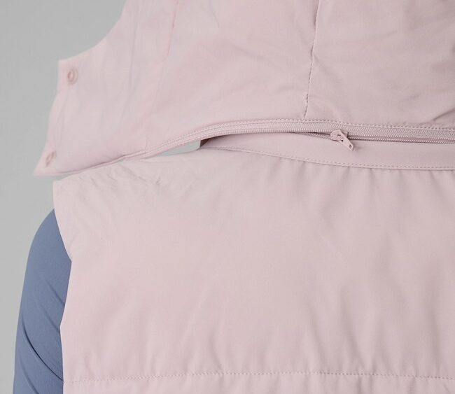 2026 4F nová kolekcia: Dámska vesta so syntetickou výplňou TVJAF415 light pink