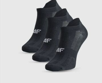 Dámske tréningové ponožky 3-pack 4F UFSOF244 black