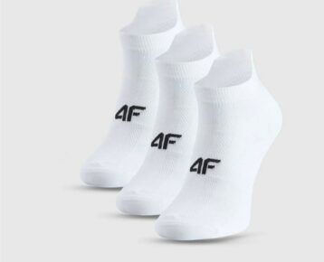 Dámske tréningové ponožky 3-pack 4F UFSOF244 white
