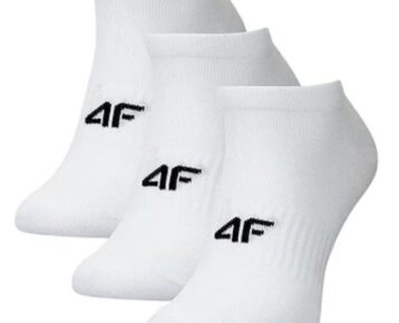 Dámske sportstyle členkové ponožky 4F USOCF443 white