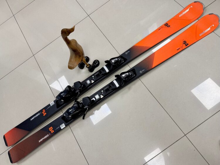AKCIA ELAN : Zjazdové lyže s viazaním ELAN Amphibio 84 Titanium Fusion 176cm + viazanie EL 11