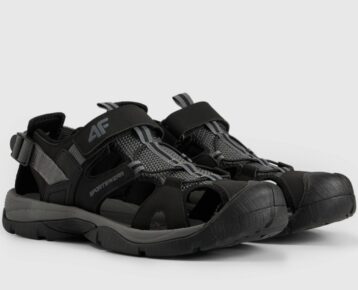 2026 4F nová kolekcia: Pánske sving sandále FSANM123 black