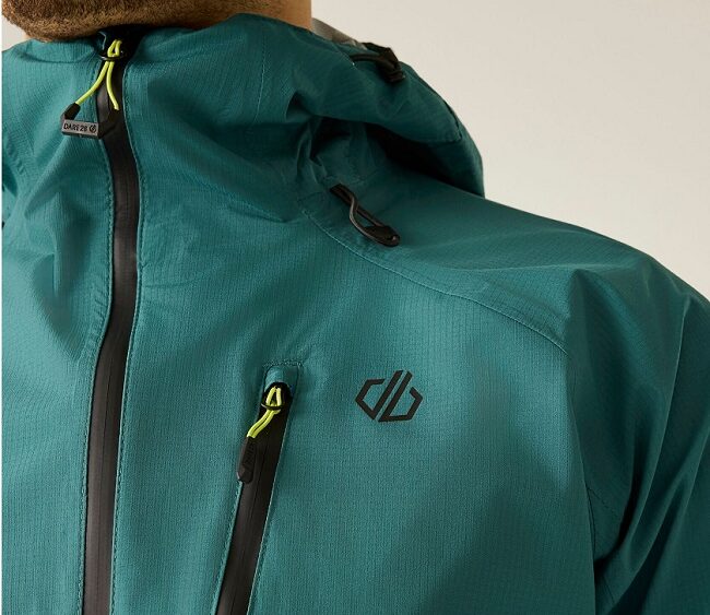 2026 Akcia Dare2b nová kolekcia: Pánska turistická bunda Torrek Breathe Out Jacket DMW588 mediterranea
