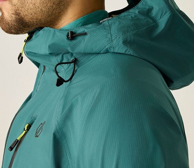 2026 Akcia Dare2b nová kolekcia: Pánska turistická bunda Torrek Breathe Out Jacket DMW588 mediterranea
